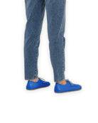 Close-up calf leather - Blue Oxford Shoes Detail | Bespoky