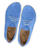 Side view Blue Oxford Shoes - Calf Leather Zero Drop | Bespoky