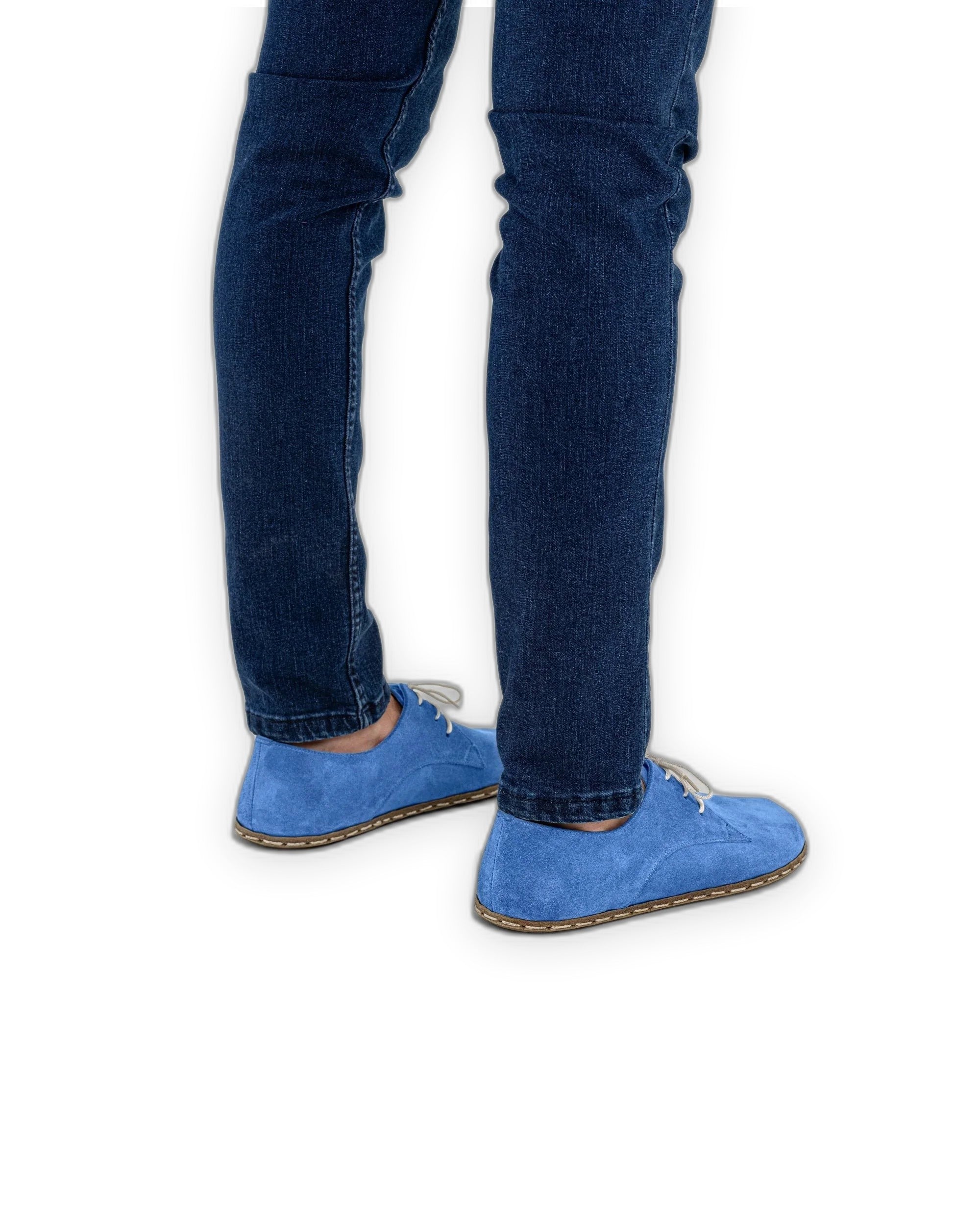 Top view Blue Oxford Shoes - Handcrafted Calf Leather | Bespoky