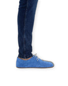 Back view Blue Oxford Shoes - Calf Leather Handcrafted | Bespoky