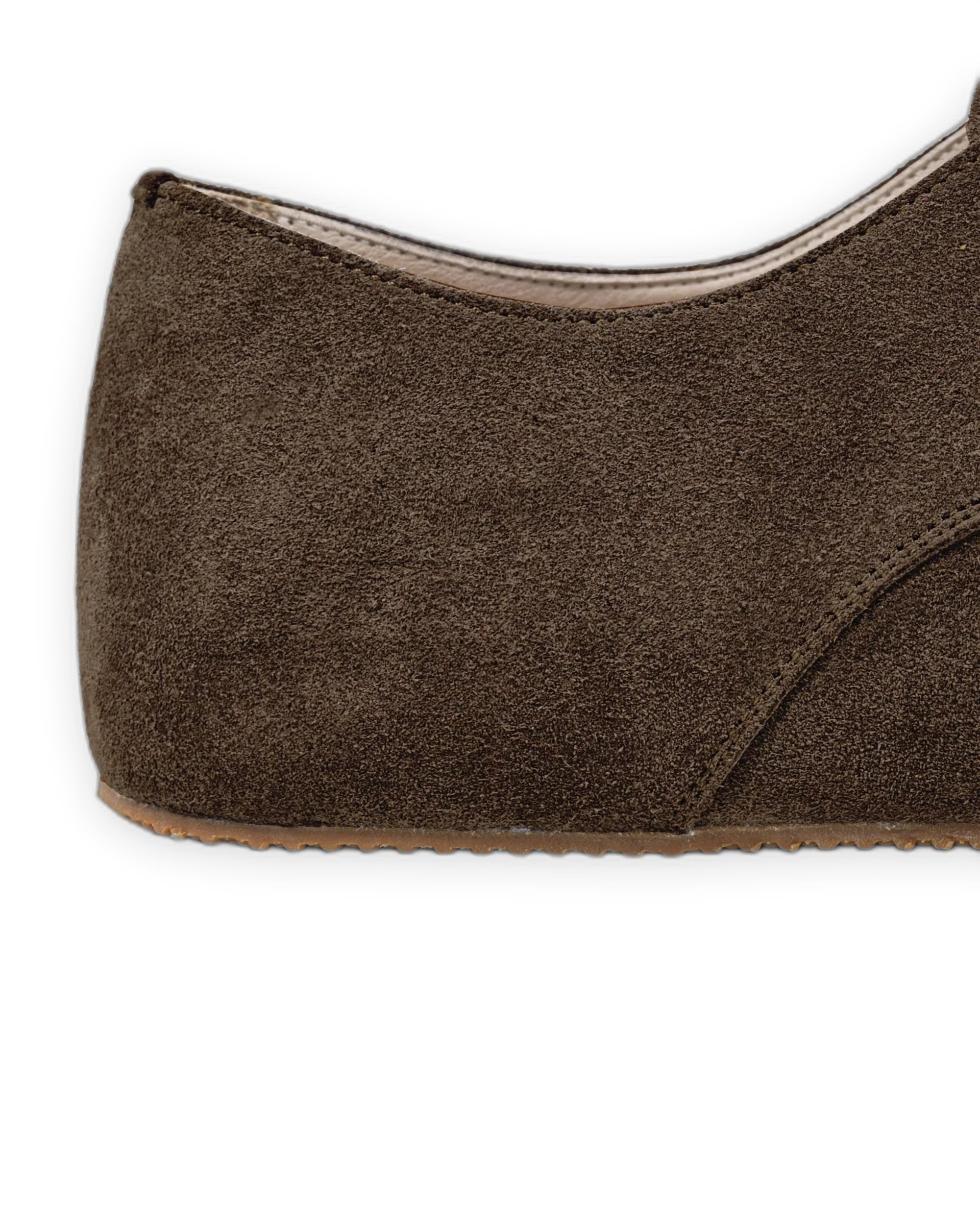 Top view Brown Oxford Shoes - Handcrafted Calf Leather | Bespoky