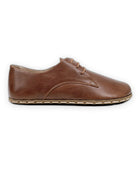 Close-up calf leather - Brown Oxford Shoes Detail | Bespoky