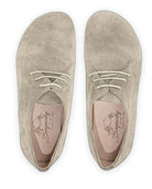 Side view Cream Oxford Shoes - Calf Leather Zero Drop | Bespoky