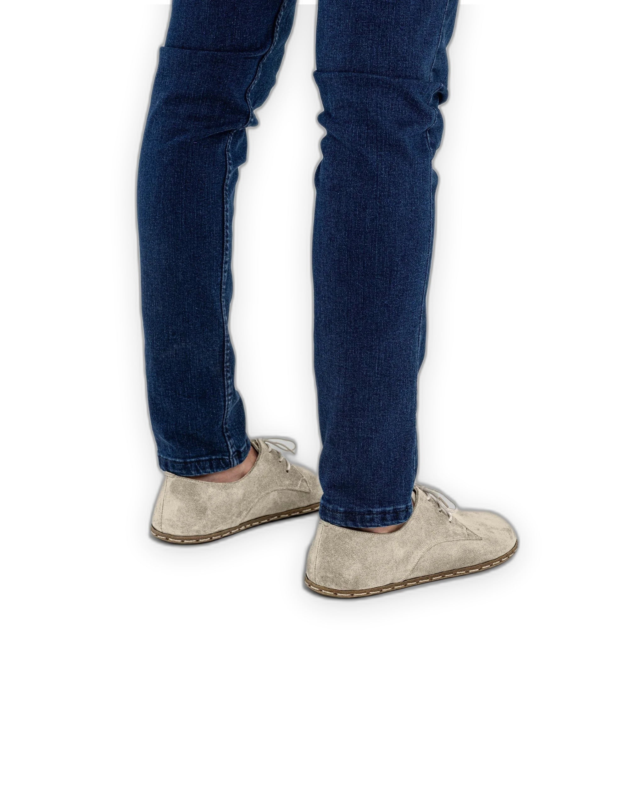 Top view Cream Oxford Shoes - Handcrafted Calf Leather | Bespoky