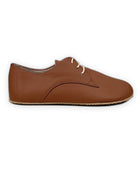 Side view Dark Brown Oxford Shoes - Calf Leather Zero Drop | Bespoky