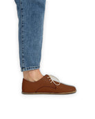 Close-up calf leather - Dark Brown Oxford Shoes Detail | Bespoky
