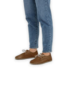 Top view Dark Tan Oxford Shoes - Handcrafted Calf Leather | Bespoky