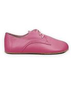 Side view Fuchsia Oxford Shoes - Calf Leather Zero Drop | Bespoky