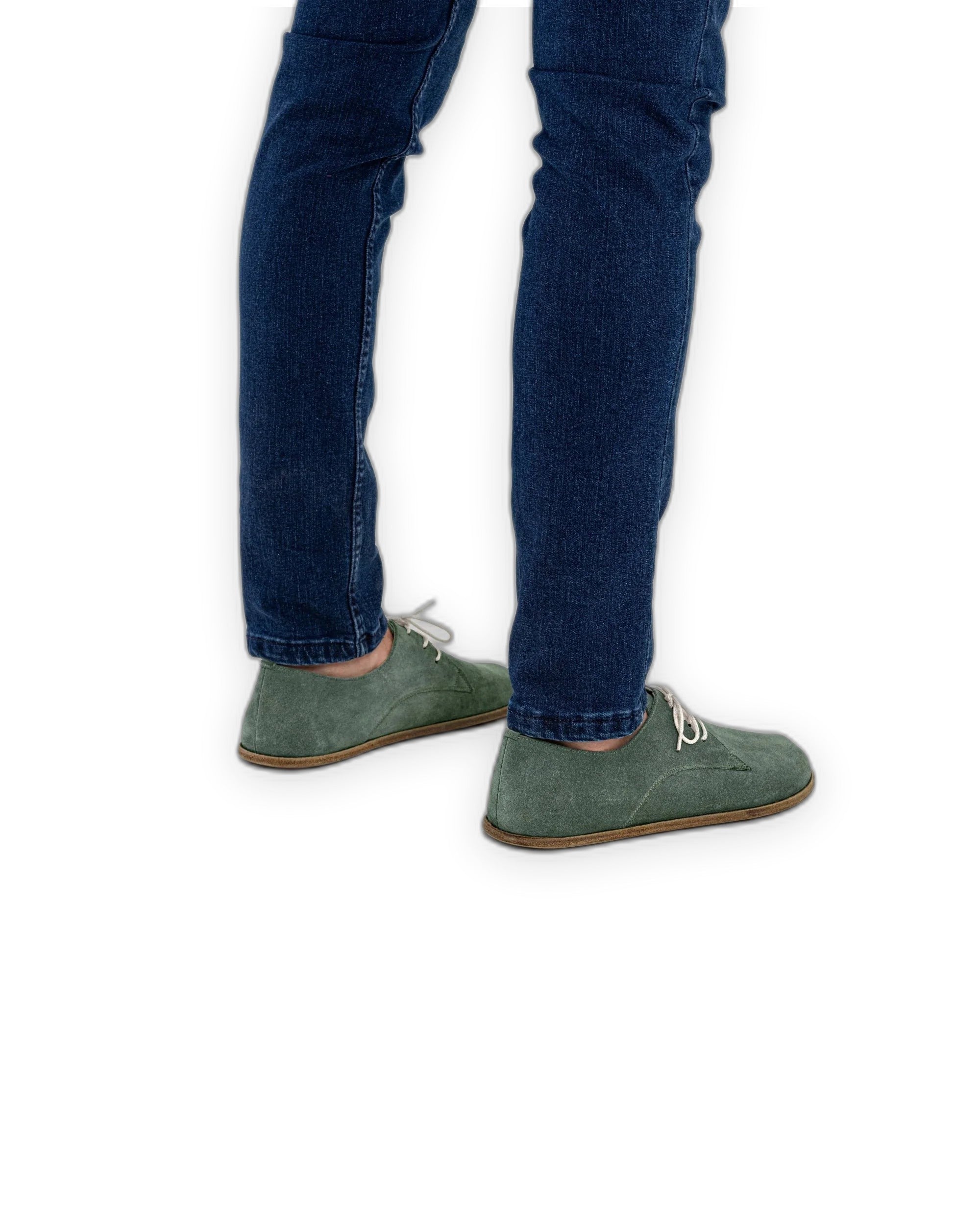 Top view Green Oxford Shoes - Handcrafted Calf Leather | Bespoky