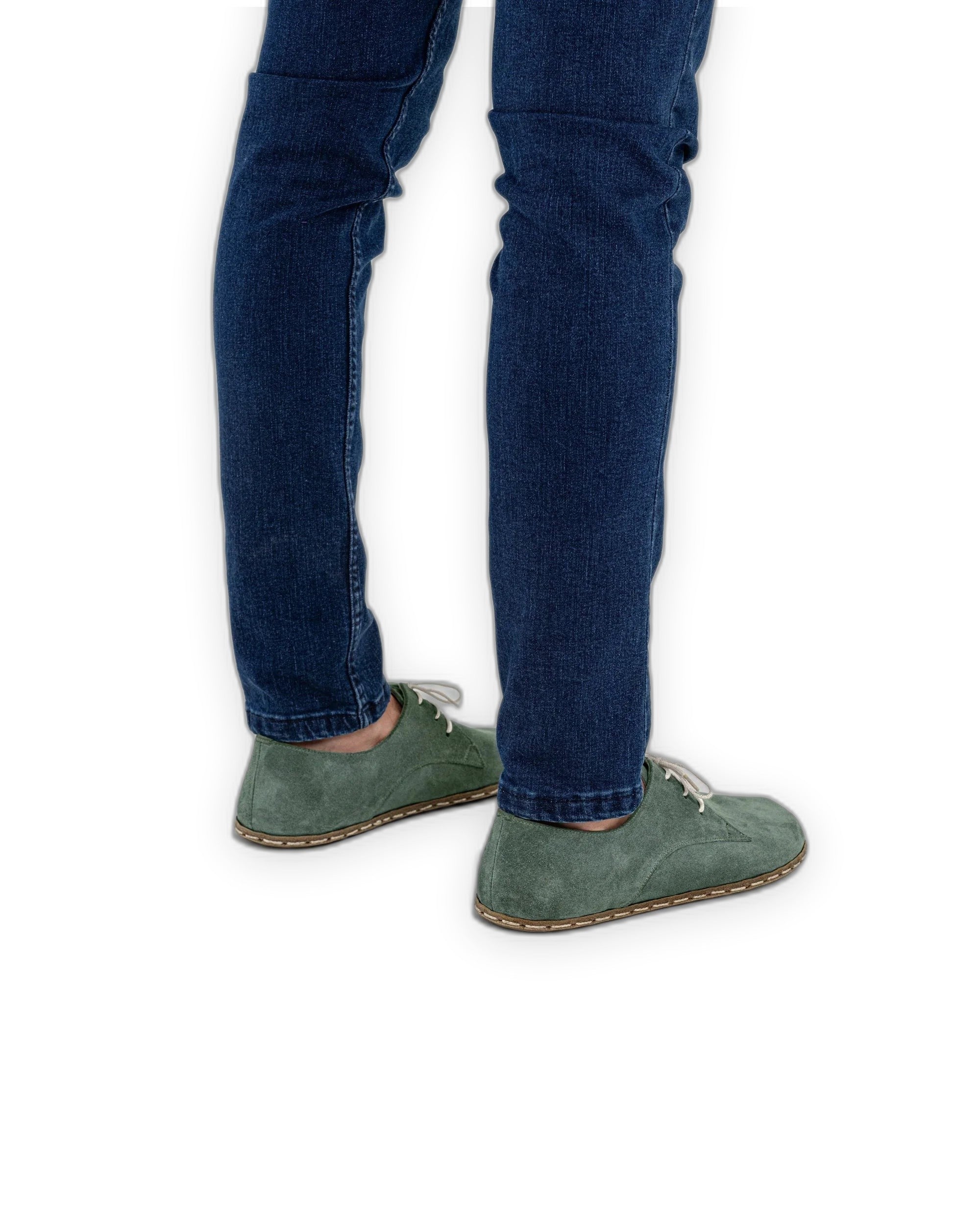 Top view Green Oxford Shoes - Handcrafted Calf Leather | Bespoky