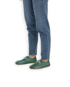 Back view Green Oxford Shoes - Calf Leather Handcrafted | Bespoky