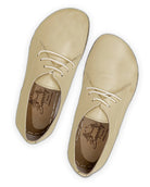 Side view Yellow Oxford Shoes - Calf Leather Zero Drop | Bespoky