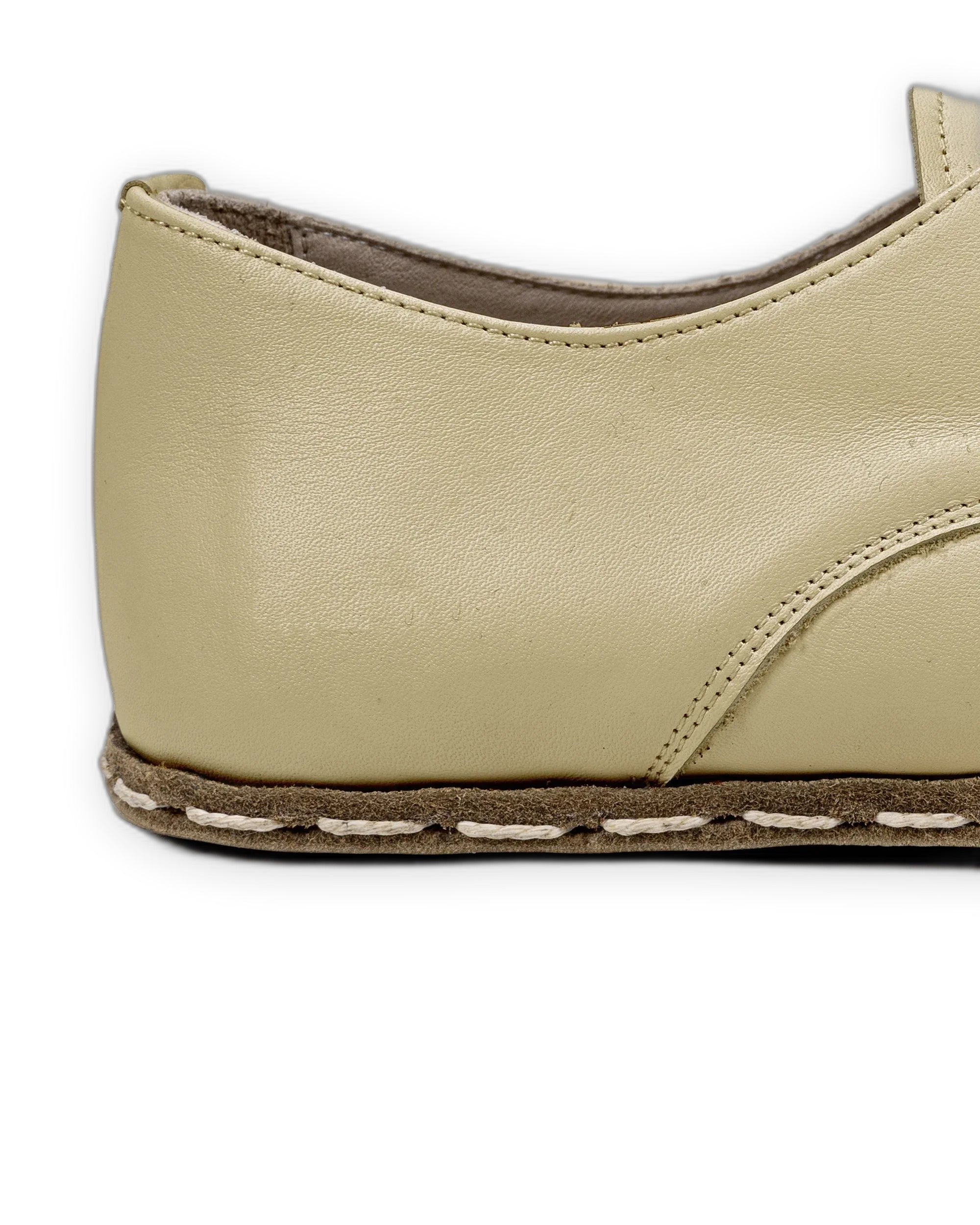 Top view Yellow Oxford Shoes - Handcrafted Calf Leather | Bespoky