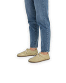 Back view Yellow Oxford Shoes - Calf Leather Handcrafted | Bespoky