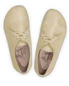 Side view Yellow Oxford Shoes - Calf Leather Zero Drop | Bespoky