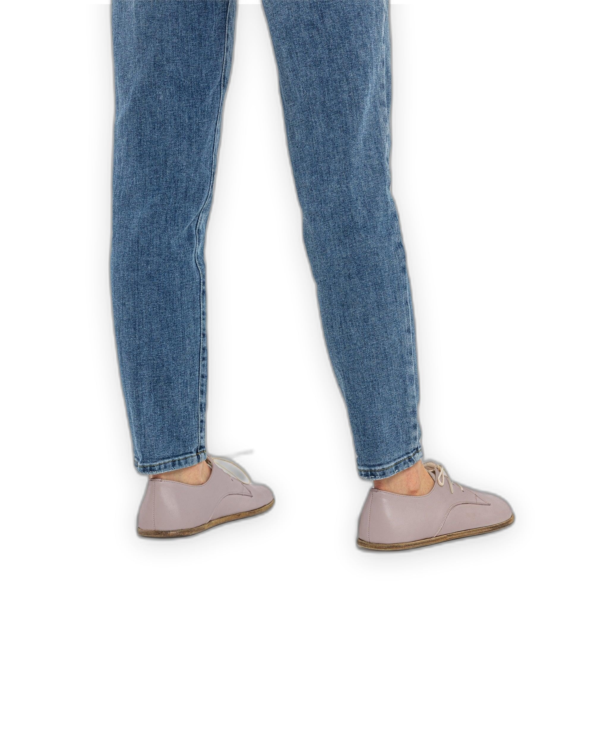 Close-up calf leather - Pink Oxford Shoes Detail | Bespoky