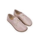 Women's Pink Oxford Shoes - Handcrafted Calf Leather Wide Toe Box | Bespoky