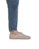 Pair Pink Oxford Shoes - Barefoot Wide Toe Calf Leather | Bespoky