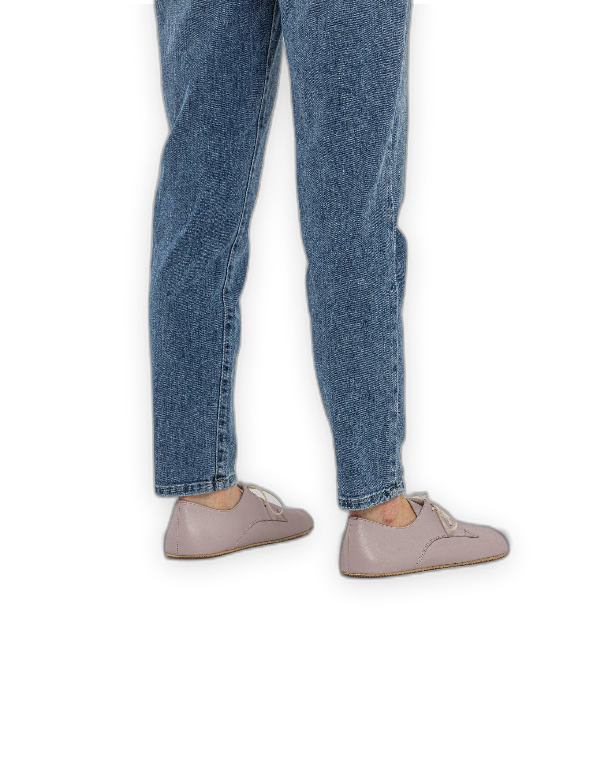 Close-up calf leather - Pink Oxford Shoes Detail | Bespoky