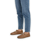 Back view Tan Oxford Shoes - Calf Leather Handcrafted | Bespoky