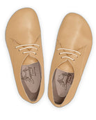 Side view Melon Yellow Oxford Shoes - Calf Leather Zero Drop | Bespoky