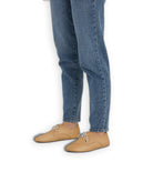 Back view Melon Yellow Oxford Shoes - Calf Leather Handcrafted | Bespoky
