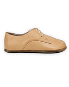 Side view Melon Yellow Oxford Shoes - Calf Leather Zero Drop | Bespoky