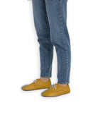 Detail Mustard Oxford Shoes - Handcrafted Calf Leather Turkey | Bespoky
