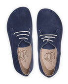 Detail Navy Oxford Shoes - Handcrafted Calf Leather Turkey | Bespoky