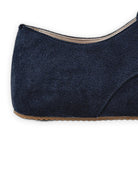 Top view Navy Oxford Shoes - Handcrafted Calf Leather | Bespoky