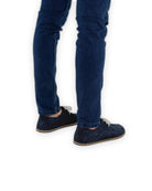 Top view Navy Oxford Shoes - Handcrafted Calf Leather | Bespoky