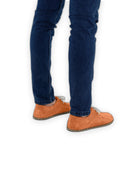 Top view Orange Oxford Shoes - Handcrafted Calf Leather | Bespoky