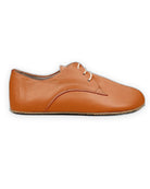 Detail Orange Oxford Shoes - Handcrafted Calf Leather Turkey | Bespoky