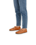 Back view Orange Oxford Shoes - Calf Leather Handcrafted | Bespoky