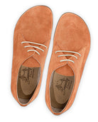 Side view Orange Oxford Shoes - Calf Leather Zero Drop | Bespoky