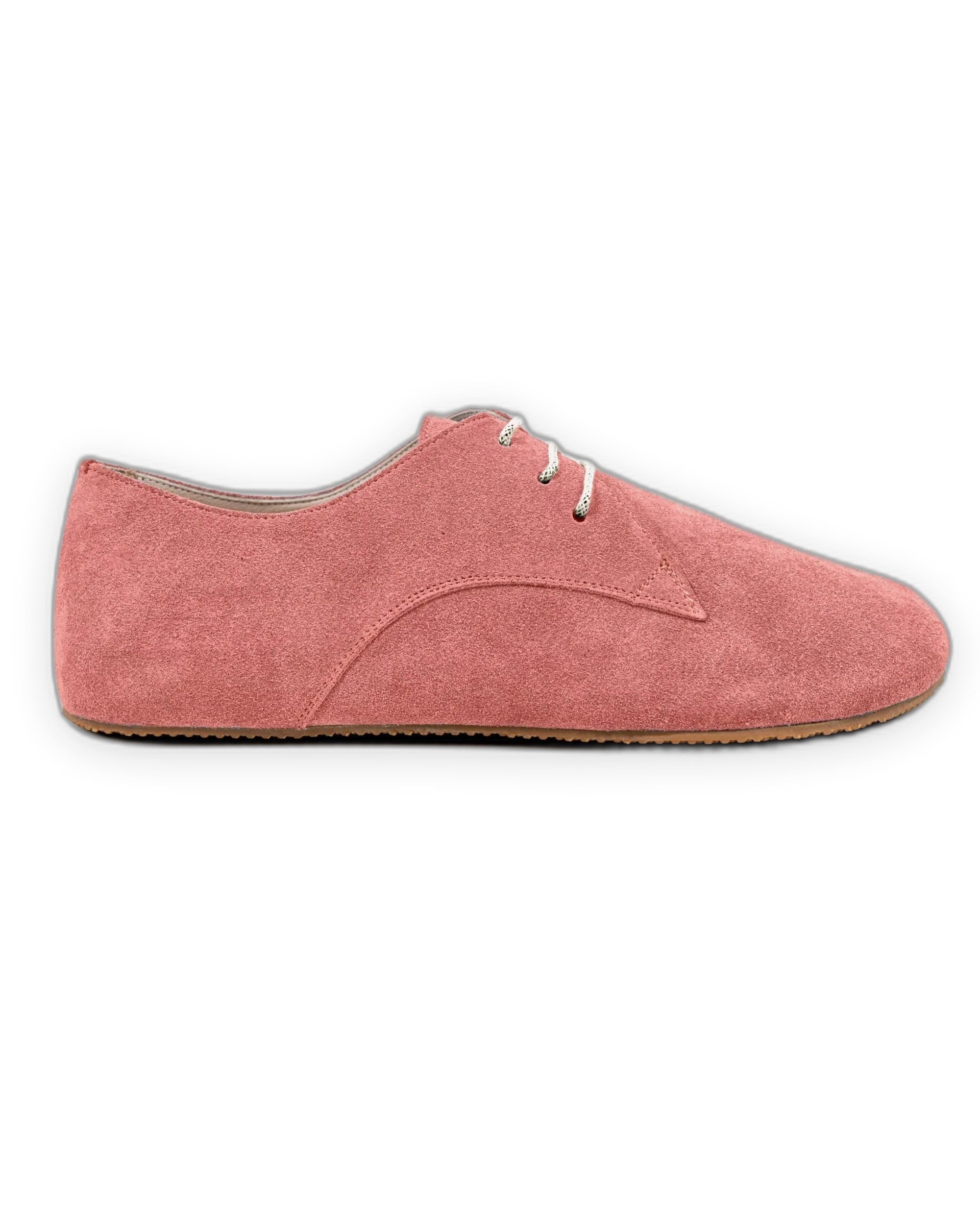 Side view Pink Oxford Shoes - Calf Leather Zero Drop | Bespoky