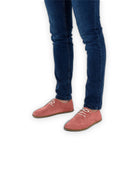 Side view Pink Oxford Shoes - Calf Leather Zero Drop | Bespoky