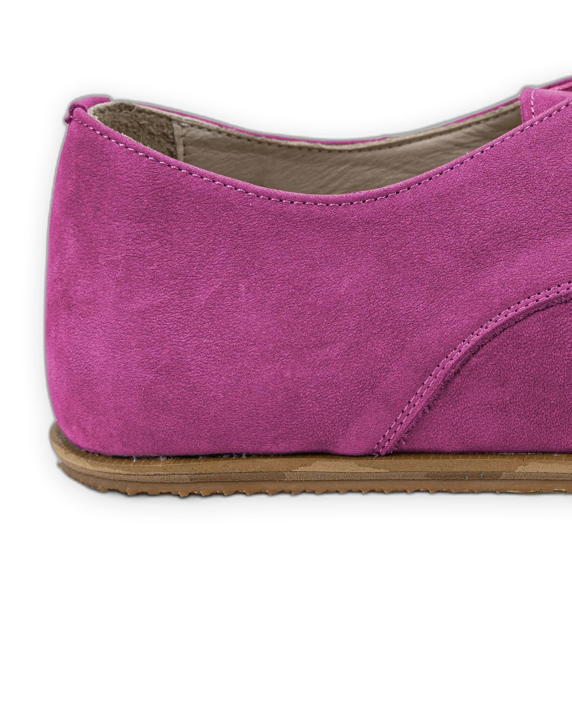Top view Pink Oxford Shoes - Handcrafted Calf Leather | Bespoky