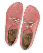 Side view Pink Oxford Shoes - Calf Leather Zero Drop | Bespoky
