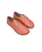 Women's Pomegranate Oxford Shoes - Handcrafted Calf Leather Wide Toe Box | Bespoky