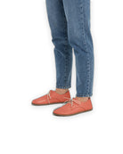 Pair Pomegranate Oxford Shoes - Barefoot Wide Toe Calf Leather | Bespoky