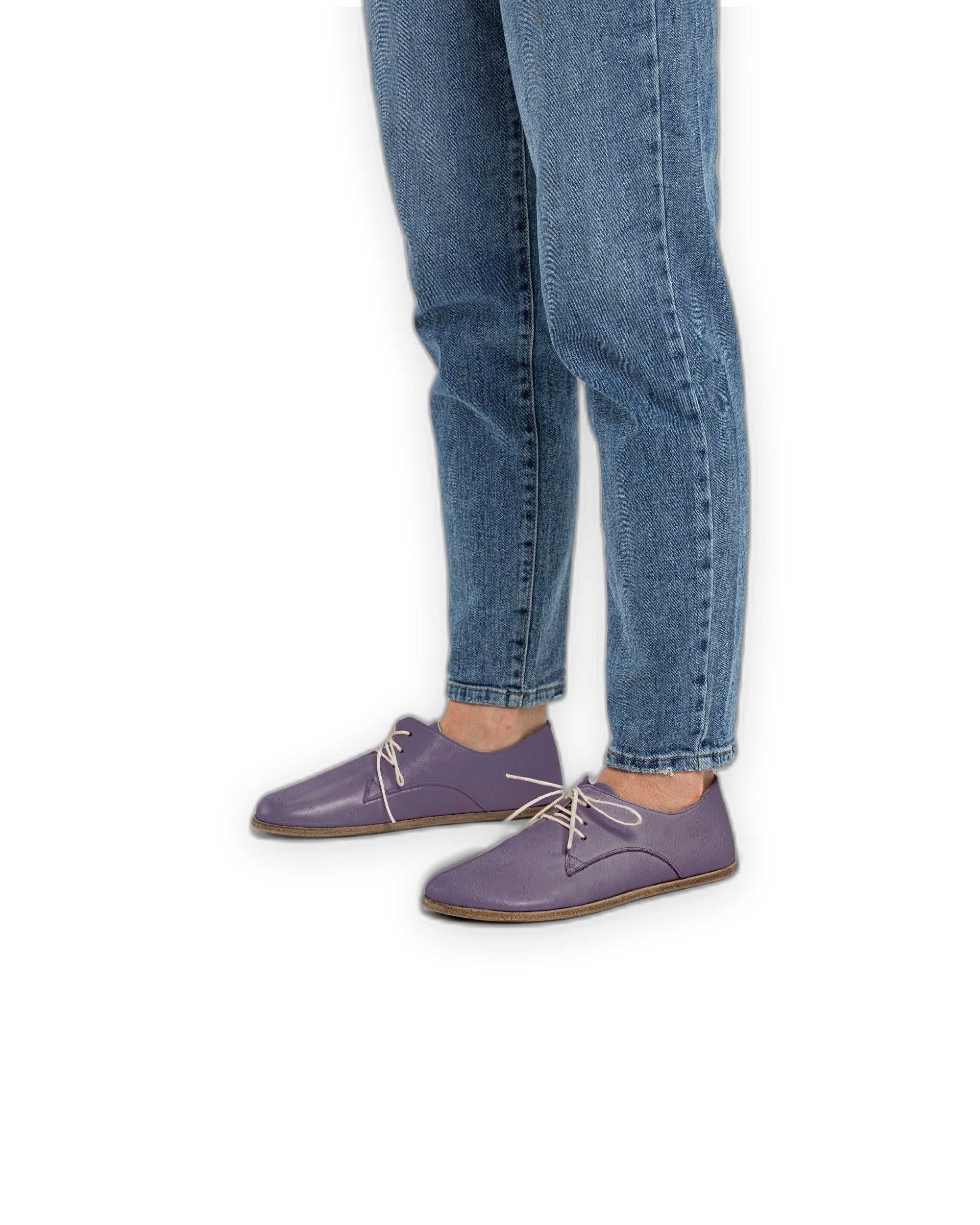 Top view Purple Oxford Shoes - Handcrafted Calf Leather | Bespoky