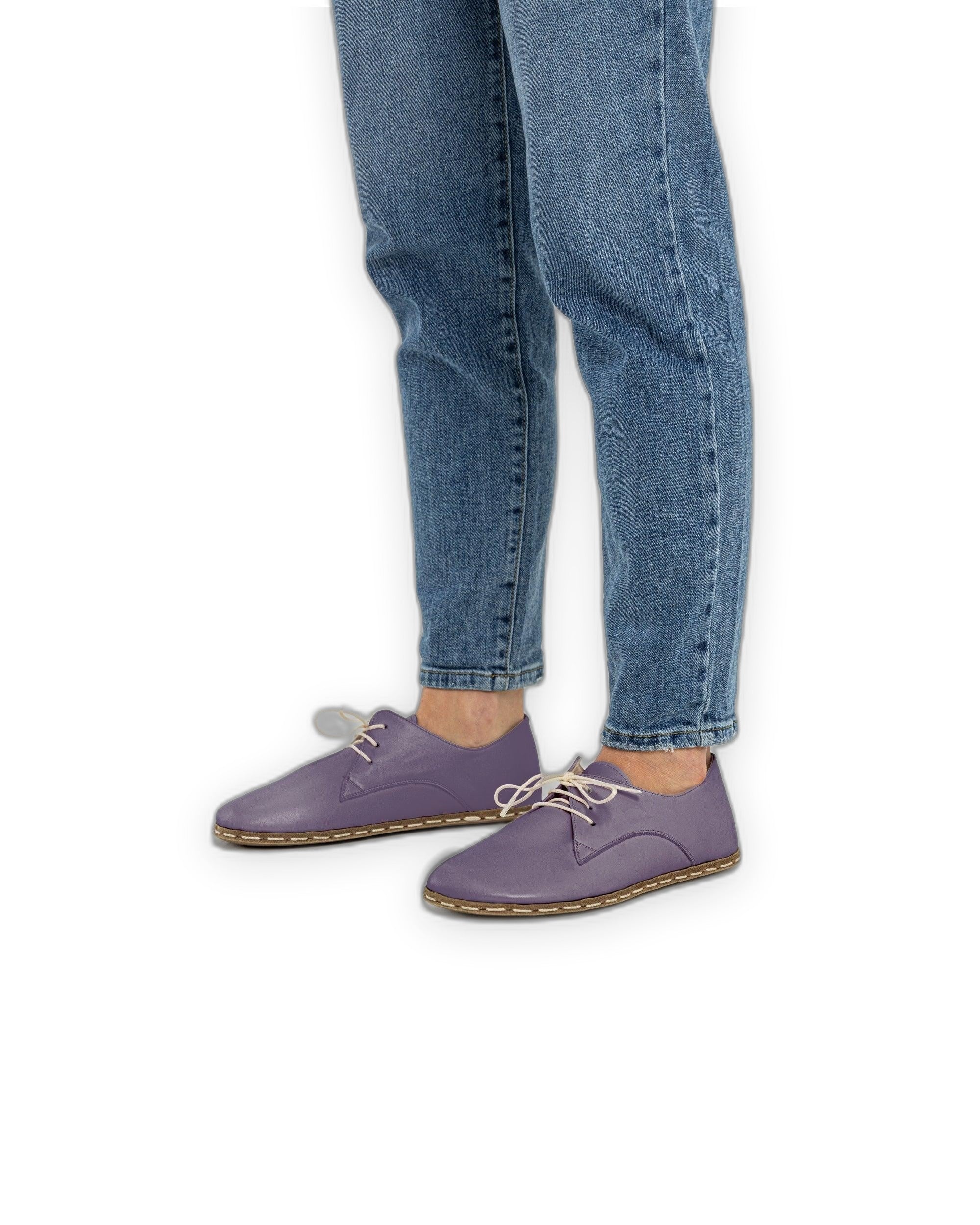 Top view Purple Oxford Shoes - Handcrafted Calf Leather | Bespoky