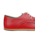 Top view Red Oxford Shoes - Handcrafted Calf Leather | Bespoky