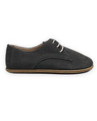 Side view Smoked Oxford Shoes - Calf Leather Zero Drop | Bespoky