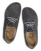 Side view Smoked Oxford Shoes - Calf Leather Zero Drop | Bespoky