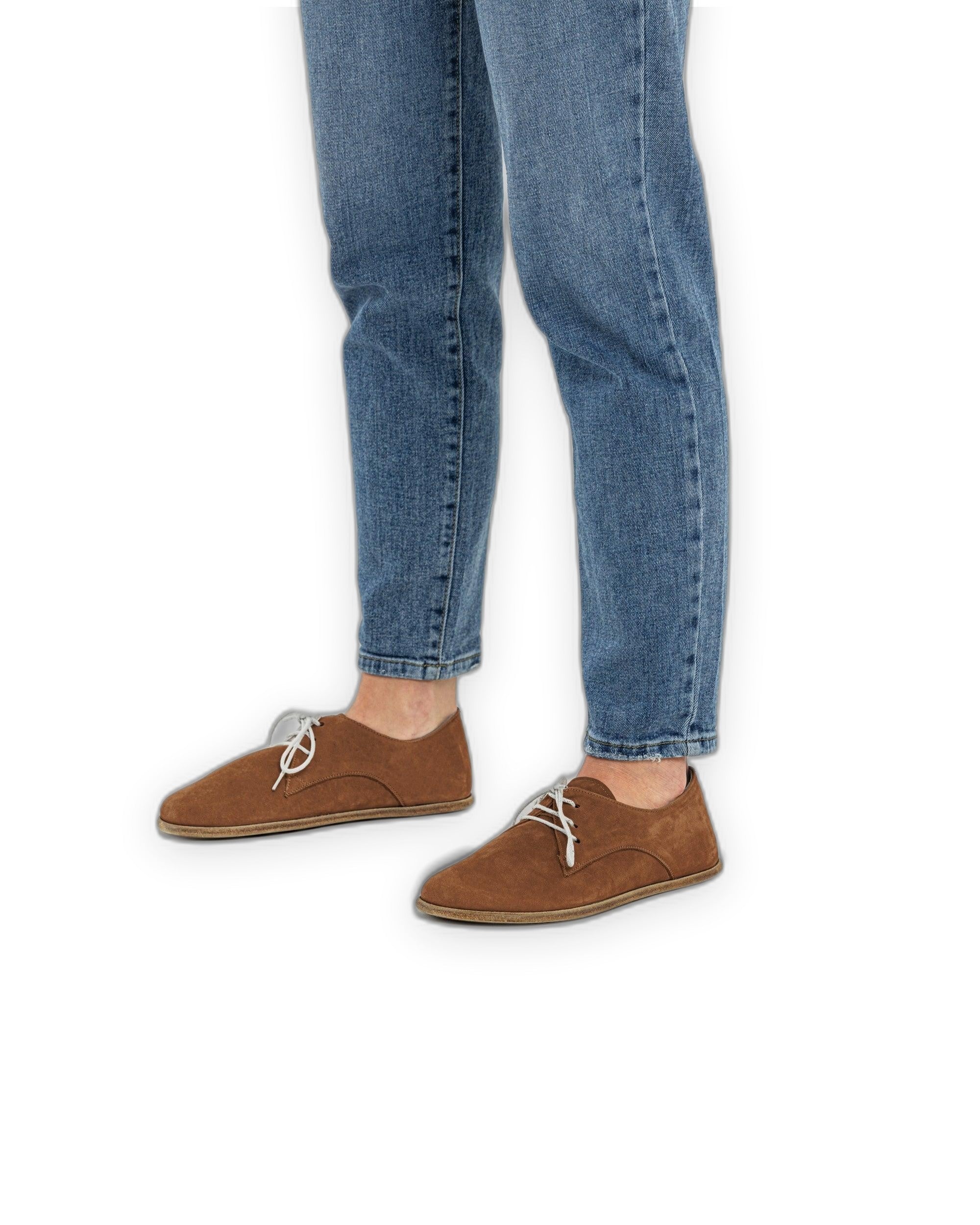 Top view Tan Oxford Shoes - Handcrafted Calf Leather | Bespoky