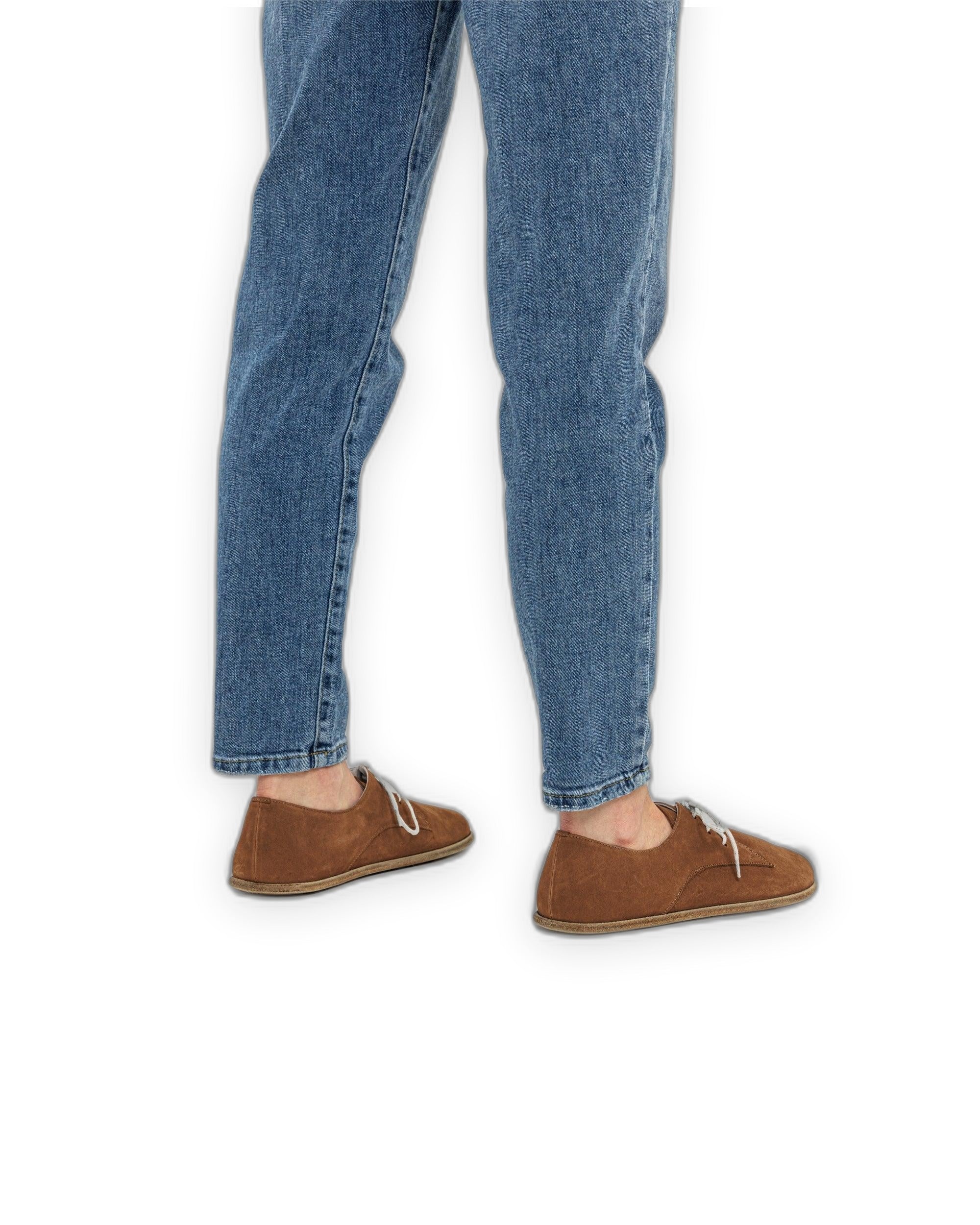 Detail Tan Oxford Shoes - Handcrafted Calf Leather Turkey | Bespoky