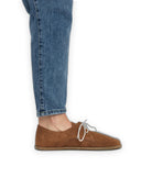 Pair Tan Oxford Shoes - Barefoot Wide Toe Calf Leather | Bespoky