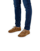 Detail Tan Oxford Shoes - Handcrafted Calf Leather Turkey | Bespoky